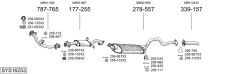 BOSAL SYS16253 — Sistem de evacuare complet