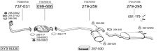 BOSAL SYS16330 — Sistem de evacuare complet