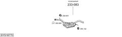 BOSAL SYS16770 — Выхлопная система в сборе