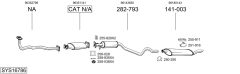 BOSAL SYS16786 — Sistem de evacuare complet