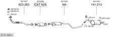 BOSAL SYS16841 — Выхлопная система в сборе