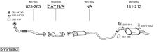 BOSAL SYS16863 — Выхлопная система в сборе