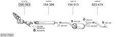BOSAL SYS17002 — Sistem de evacuare complet