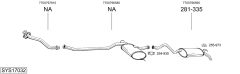 BOSAL SYS17032 — Sistem de evacuare complet