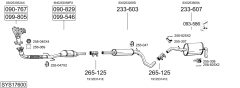 BOSAL SYS17600 — Sistem de evacuare complet