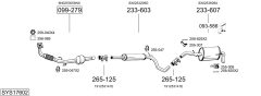 BOSAL SYS17602 — Sistem de evacuare complet