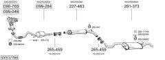 BOSAL SYS17789 — Sistem de evacuare complet
