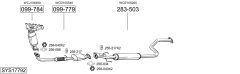 BOSAL SYS17792 — Sistem de evacuare complet