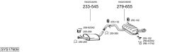 BOSAL SYS17909 — Выхлопная система в сборе