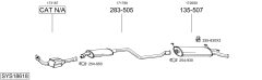 BOSAL SYS18618 — Sistem de evacuare complet
