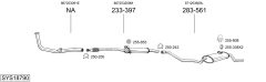 BOSAL SYS18790 — Sistem de evacuare complet