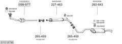BOSAL SYS18798 — Sistem de evacuare complet