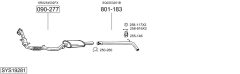 BOSAL SYS19281 — Sistem de evacuare complet
