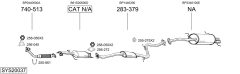 BOSAL SYS20037 — Sistem de evacuare complet