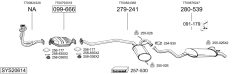 BOSAL SYS20614 — Sistem de evacuare complet