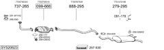 BOSAL SYS20623 — Sistem de evacuare complet