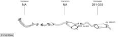 BOSAL SYS20662 — Sistem de evacuare complet