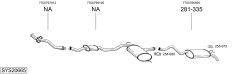 BOSAL SYS20665 — Sistem de evacuare complet