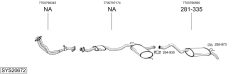 BOSAL SYS20672 — Sistem de evacuare complet