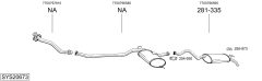 BOSAL SYS20673 — Sistem de evacuare complet
