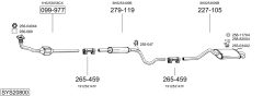 BOSAL SYS20800 — Sistem de evacuare complet
