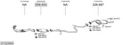 BOSAL SYS20906 — Sistem de evacuare complet