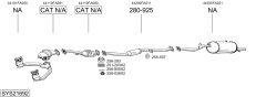 BOSAL SYS21692 — Sistem de evacuare complet