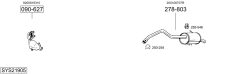 BOSAL SYS21905 — Выхлопная система в сборе