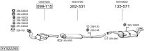 BOSAL SYS22285 — Выхлопная система в сборе
