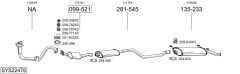 BOSAL SYS22478 — Sistem de evacuare complet