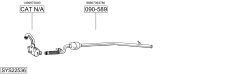 BOSAL SYS22536 — Выхлопная система в сборе