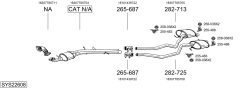 BOSAL SYS22608 — Выхлопная система в сборе