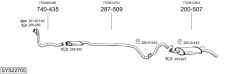 BOSAL SYS22705 — Sistem de evacuare complet