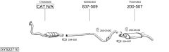 BOSAL SYS22710 — Sistem de evacuare complet