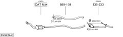 BOSAL SYS22740 — Sistem de evacuare complet