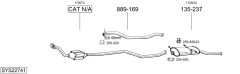 BOSAL SYS22741 — Sistem de evacuare complet