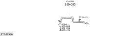 BOSAL SYS22936 — Sistem de evacuare complet