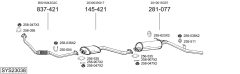 BOSAL SYS23038 — Выхлопная система в сборе