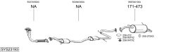 BOSAL SYS23193 — Sistem de evacuare complet