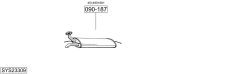 BOSAL SYS23309 — Sistem de evacuare complet