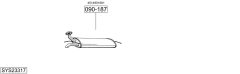 BOSAL SYS23317 — Sistem de evacuare complet