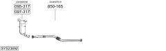 BOSAL SYS23692 — Sistem de evacuare complet