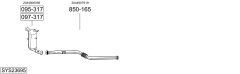 BOSAL SYS23695 — Sistem de evacuare complet