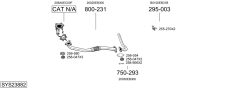 BOSAL SYS23882 — Выхлопная система в сборе