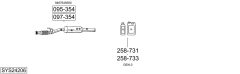 BOSAL SYS24206 — Выхлопная система в сборе