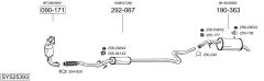 BOSAL SYS25393 — Sistem de evacuare complet