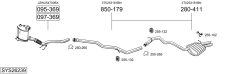 BOSAL SYS26239 — Выхлопная система в сборе