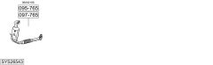 BOSAL SYS26543 — Sistem de evacuare complet