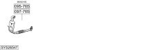 BOSAL SYS26547 — Sistem de evacuare complet