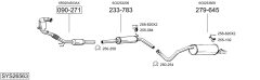 BOSAL SYS26563 — Sistem de evacuare complet